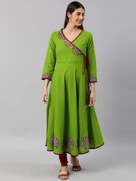 Yash Gallery Women Printed Flared Kurta