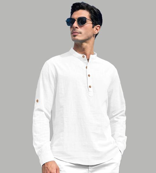 Apektra Men Solid Straight Kurta