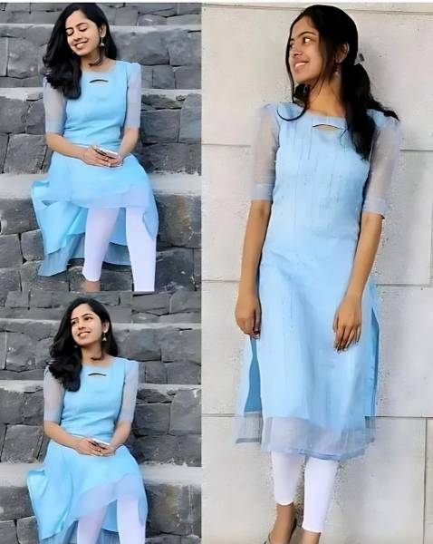 fillwork Women Embroidered A-line Kurta