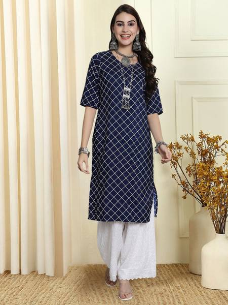 EthnicBasket Women Printed A-line Kurta