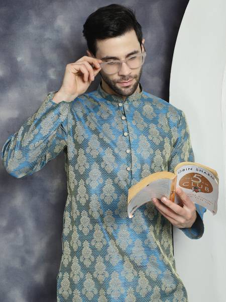 ANOUK Men Printed Straight Kurta