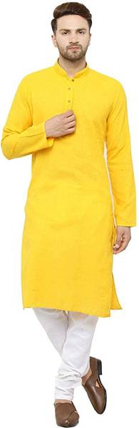Vibhuti Men Solid Straight Kurta