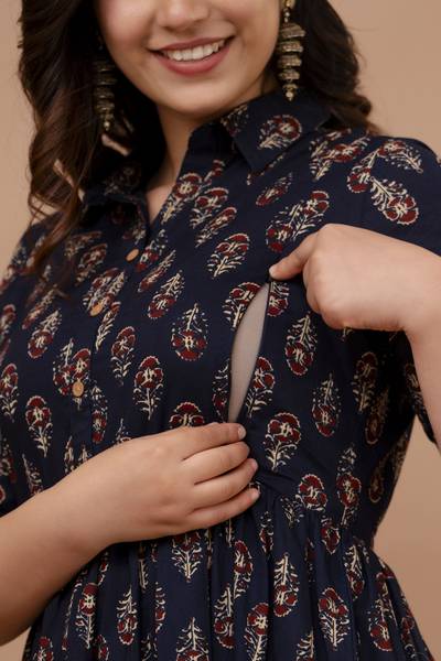 UR7 Women Printed Anarkali Kurta