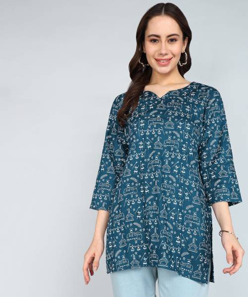 Tviksha Fashion Women Printed Straight Kurta