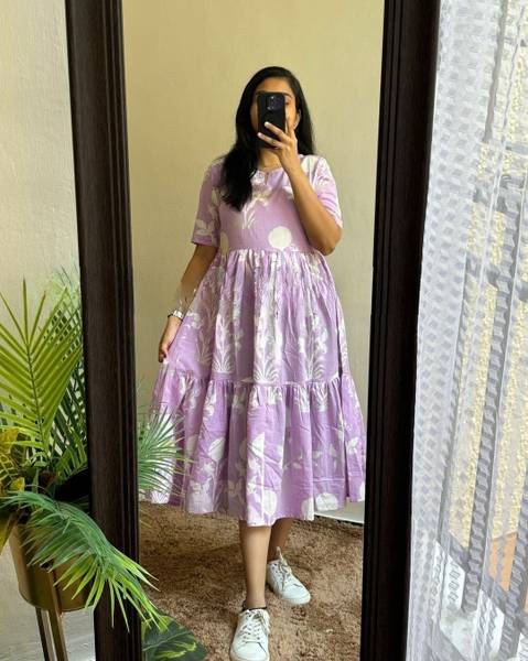 Nisang Women Ikat Anarkali Kurta