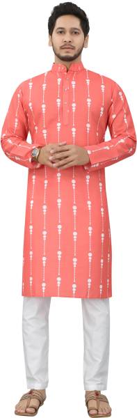 Madguys Fashion Men Printed Straight Kurta