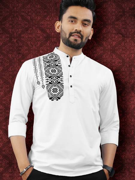 VeBNoR Men Solid Straight Kurta