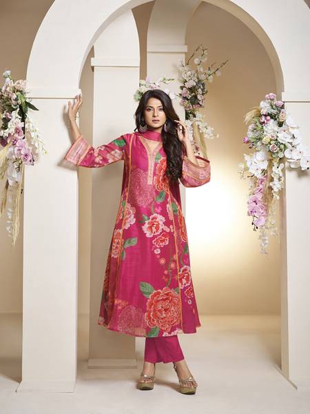Bhama COUTURE Women Printed Anarkali Kurta