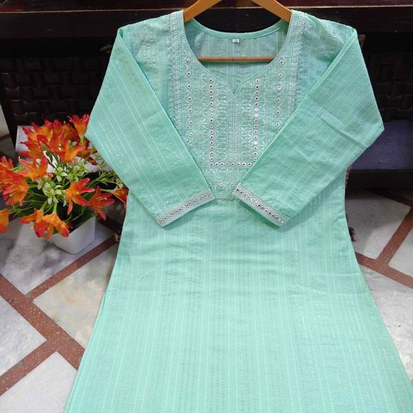 Fashion Mania Women Embroidered Straight Kurta