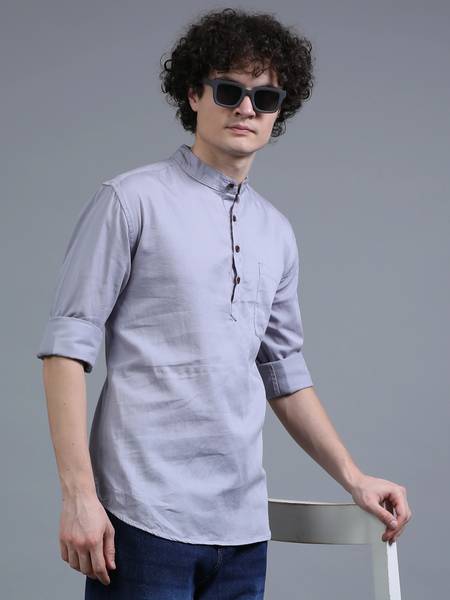 Proword Men Solid Straight Kurta