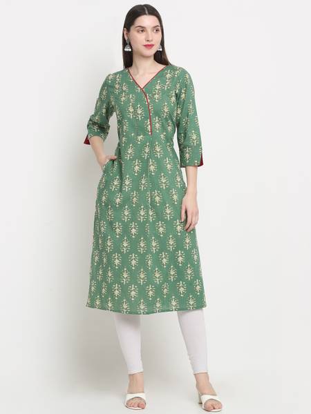 Shobhangi Women Floral Print A-line Kurta