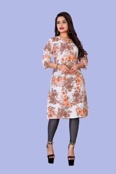 STYLESTATEMENT Women Printed Straight Kurta