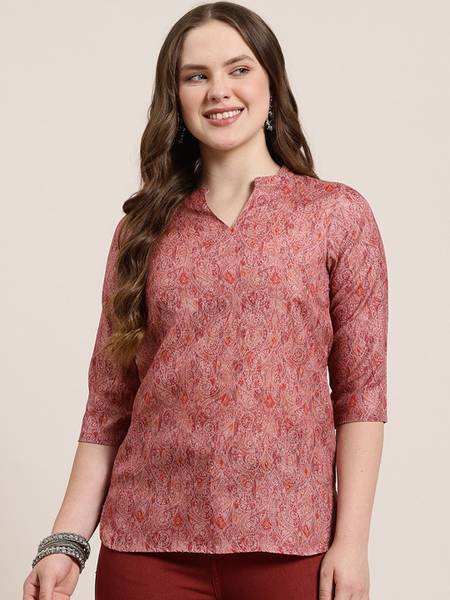HERE&NOW Women Printed Straight Kurta