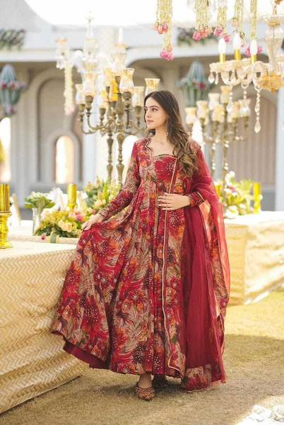 Zestleaf Anarkali Gown