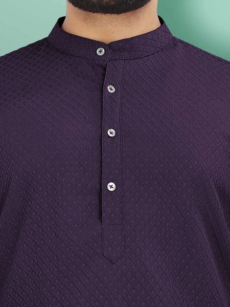 VeBNoR Men Solid Straight Kurta