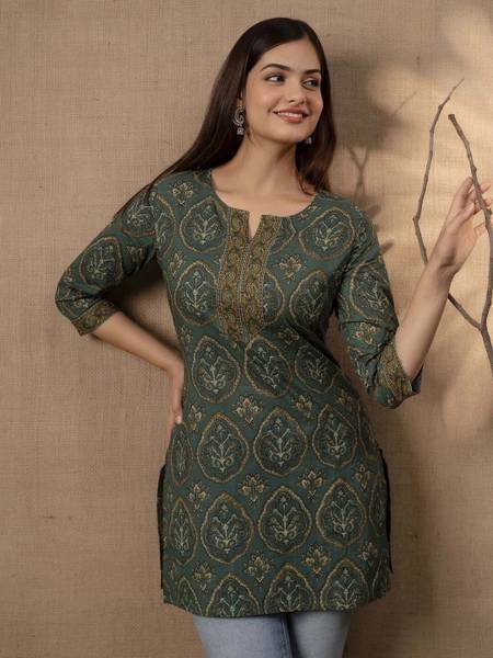JSIMAR Women Printed Straight Kurta