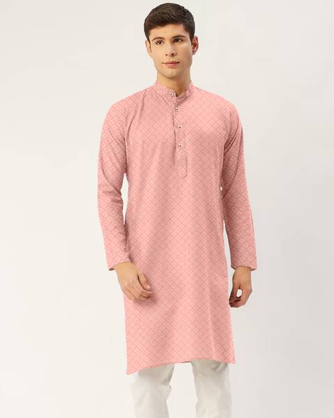 Kaashi Couture Men Embroidered Straight Kurta