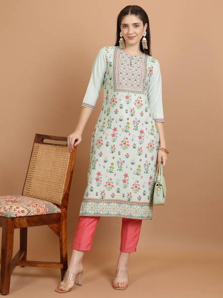 KETCH Women Printed Straight Kurta