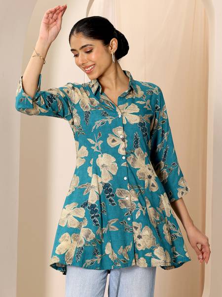LIBAS Women Printed A-line Kurta
