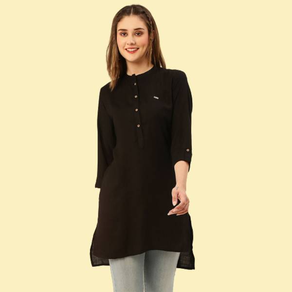 Rankers Women Solid Straight Kurta Price History