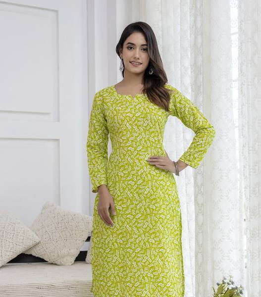 SAYYARA STORE Women Printed Straight Kurta