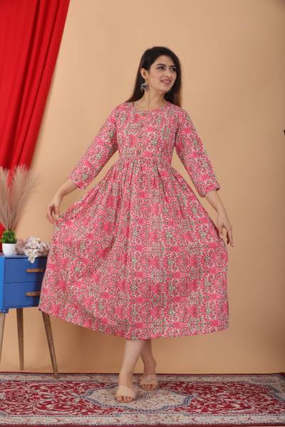 SHREE SHYAM FASHION Women Printed Anarkali Kurta