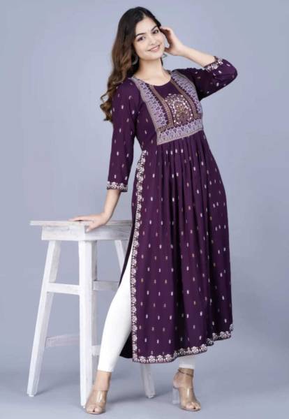 DEVKIARIZ Women Printed Ethnic Dress Kurta