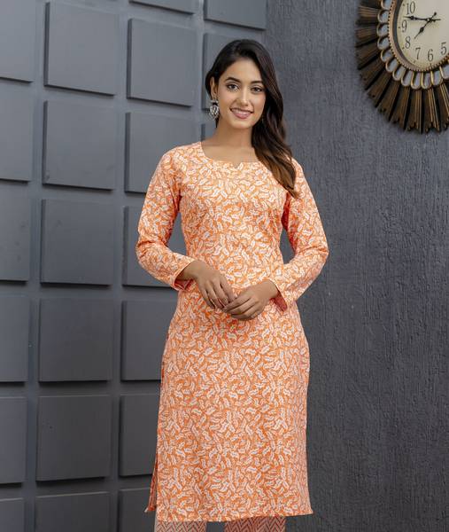 SAYYARA STORE Women Printed Straight Kurta