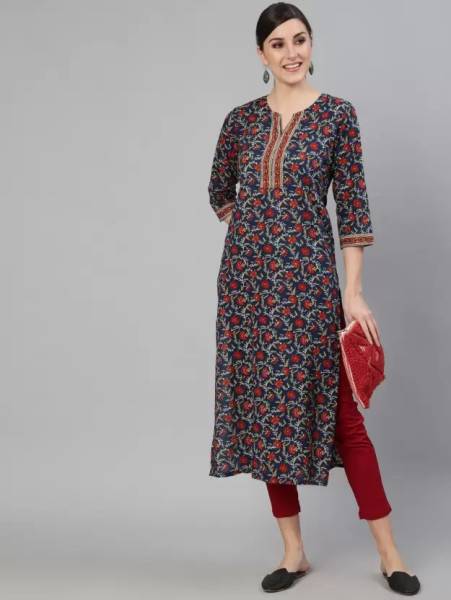 VISHAL CREATION Women Printed A-line Kurta