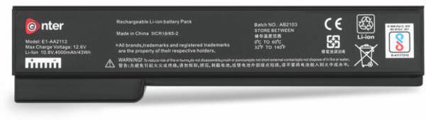 Enter EN-E1-AA2113 compatible HP8460-70p 8560p-70p ProBook 6360b-6560b 6 CELL battery 6 Cell Laptop Battery