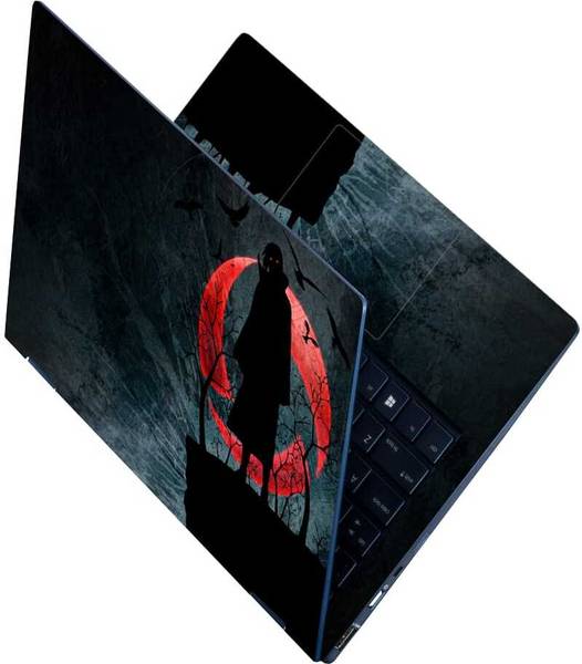 Anweshas Full Body Laptop Skin Sticker Fits Size Upto 15.6 inches - Uchiha Itachi Self Adhesive Vinyl Laptop Decal 15.6