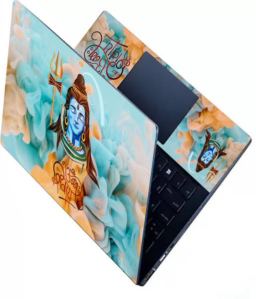 KALARKARI Full skin Laptop Skin Sticker Stretchable Vinyl Cover matte finish -Mahadev Vinyl Laptop Decal 15.6