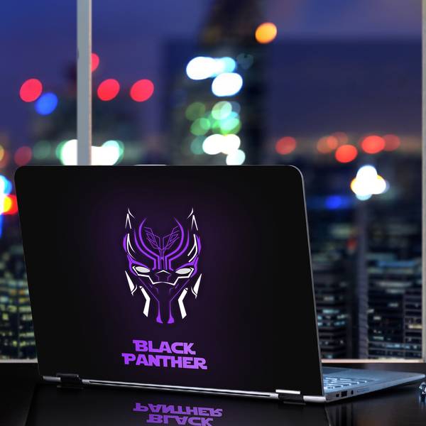 DecorWear All Laptop Skin Black Panther Marvel Laptop Skins 15.6 Vinyl Stickers Laptop Decal 16