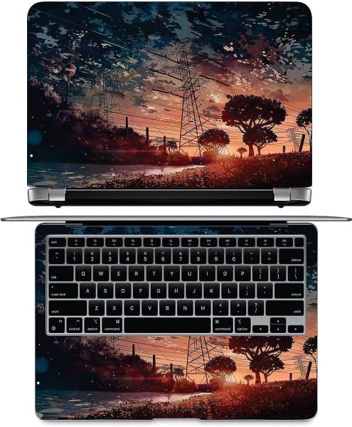 PRINTHUBS Full body Anime Laptop Skin Decal Sticker Scratch & Bubble Free For Laptops D5 Vinyl Laptop Decal 15.6