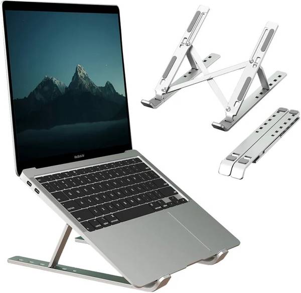 Frodiox Aluminum 6 Adjustable Foldable Portable Laptop Stand Desktop Tablet Stand FR05 Laptop Stand