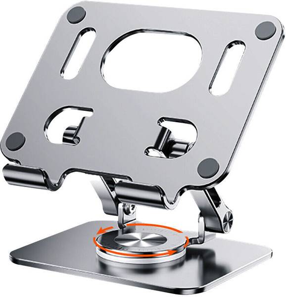 meshiv mantra Laptop/Tablet Stand 360 rotation for I Pad, Tablet, Smartphones, Flexible Rotation Stand for Bad, Table, Office Laptop Stand