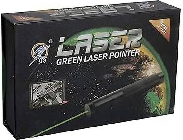 Baybees 500mw Rechargeable Green Laser Pointer Party Pen Disco Light 5 Mile + Battery