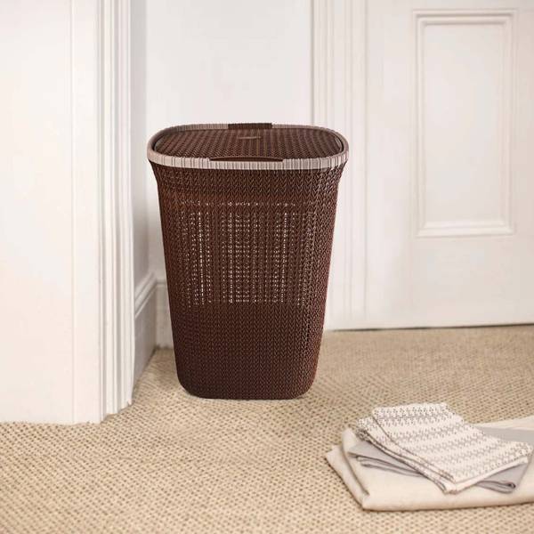 cello 50 L Brown Laundry Basket