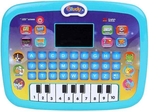 AEXONIZ TOYS English-Spanish Toddler Learning Tablet. Musical Educational Toy for Kids