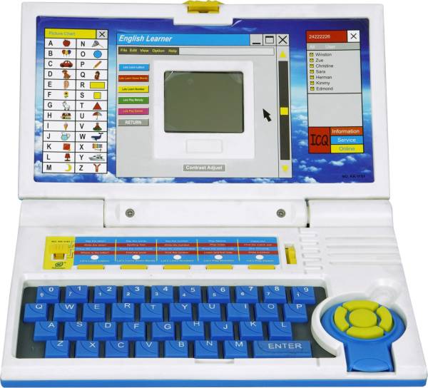 SNDIA Learning Kids Laptop Educational Computer Toys with Mouse ,LED Display & Music