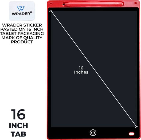 WRADER 16 Inch LCD Writing Kids Writing Tab with Pen, Writing Pad for Kids Writing