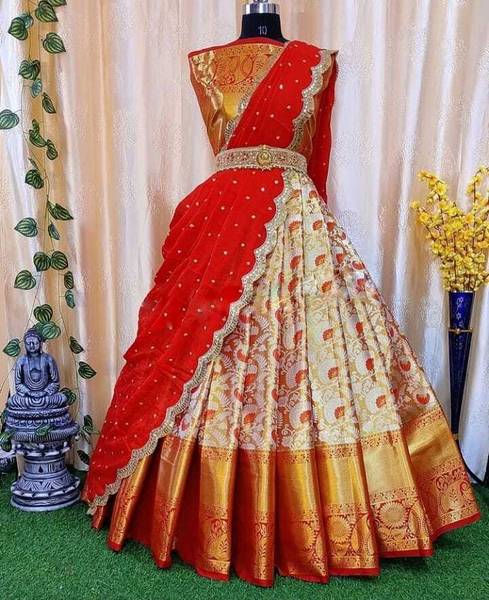 Sitaram Creation Solid Semi Stitched Lehenga Choli