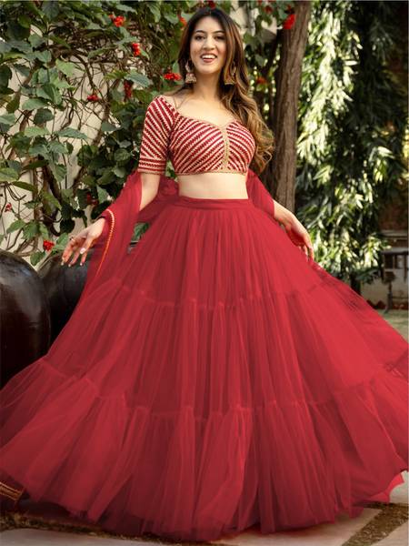 Divastri Self Design Semi Stitched Lehenga Choli Price History
