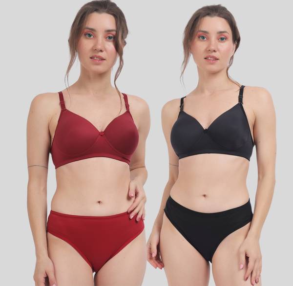 Unitrust Premium Lycra Bra Panty Set Designer Ultra soft Lingerie Set for Women Lingerie Set