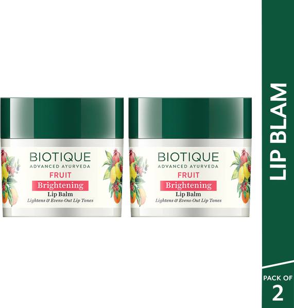 BIOTIQUE Fruit Whitening/Brightening Lip Balm| De-pigmentation Balm |All Skin Types Fruit