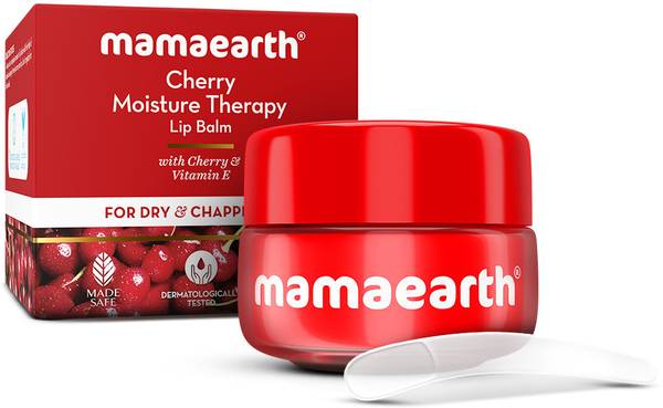 Mamaearth Cherry Moisture Therapy Lip Balm for Dry & Chapped Lips Unflavored