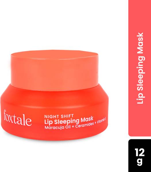 Foxtale Lip Sleeping Mask with Ceramides & Maracuja Oil for hydrated plump lips Watermelon
