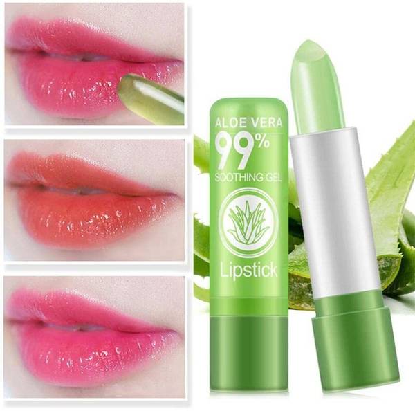 K.Y.L.Plus Aloe Vera Natural Changing Color Long-Lasting Nourish Protect Lips Care Lip Balm Aloevera