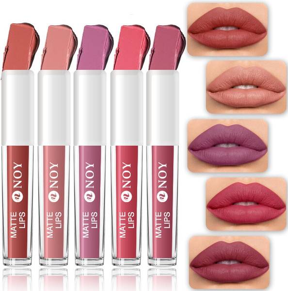 NOY Sensational Nude Beauty Lip Shades: 5 Classic Matte Lipstick Favorites #WC120