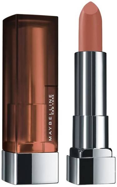 MAYBELLINE NEW YORK Matte Lipstick, Color Sensational Creamy Matte, 506 Toasted Brown 3.9g